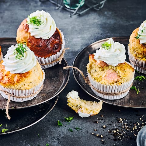 Lachs-Muffins