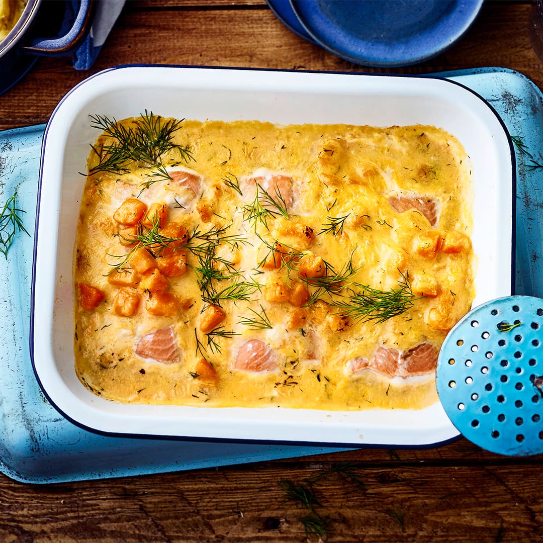 Lachs Sahne Gratin — Rezepte Suchen