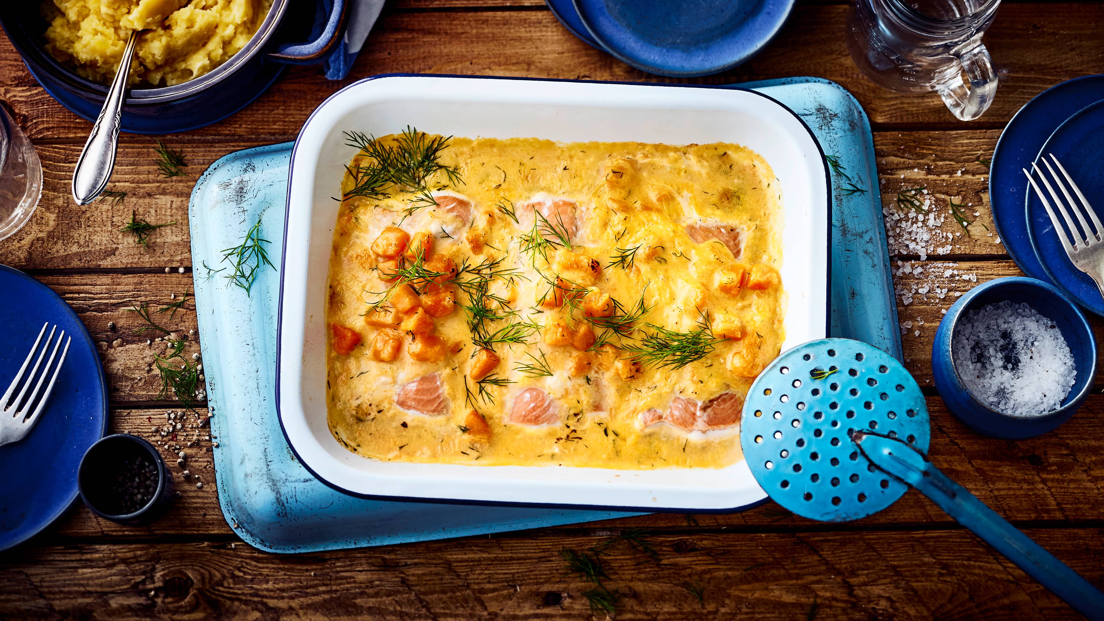 Lachs-Sahne-Gratin - Rezept | EDEKA