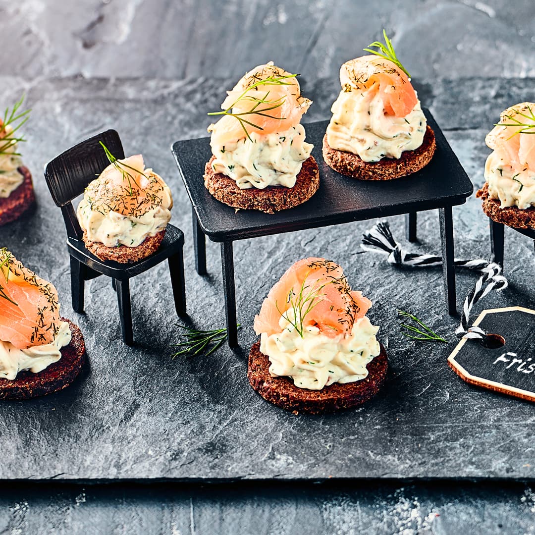 Lachs-Walnuss-Frischkäse-Happen - Rezept | EDEKA