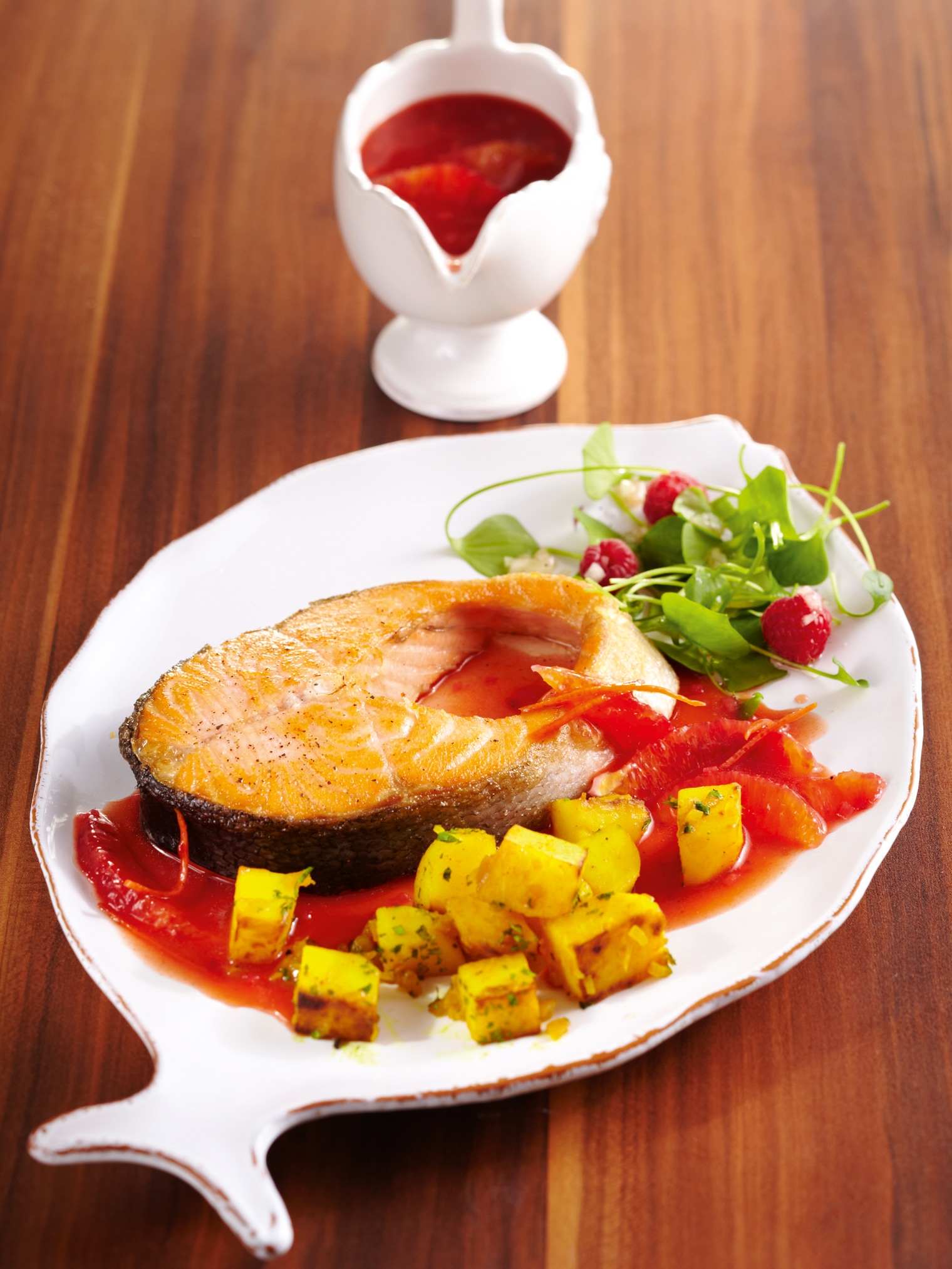 Lachssteak mit Orangensauce - Rezept | EDEKA