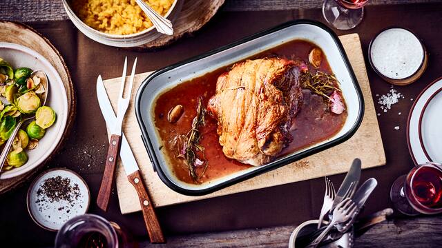 Lammbraten aus der Keule