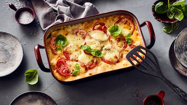 Lasagne mit Hähnchenragout