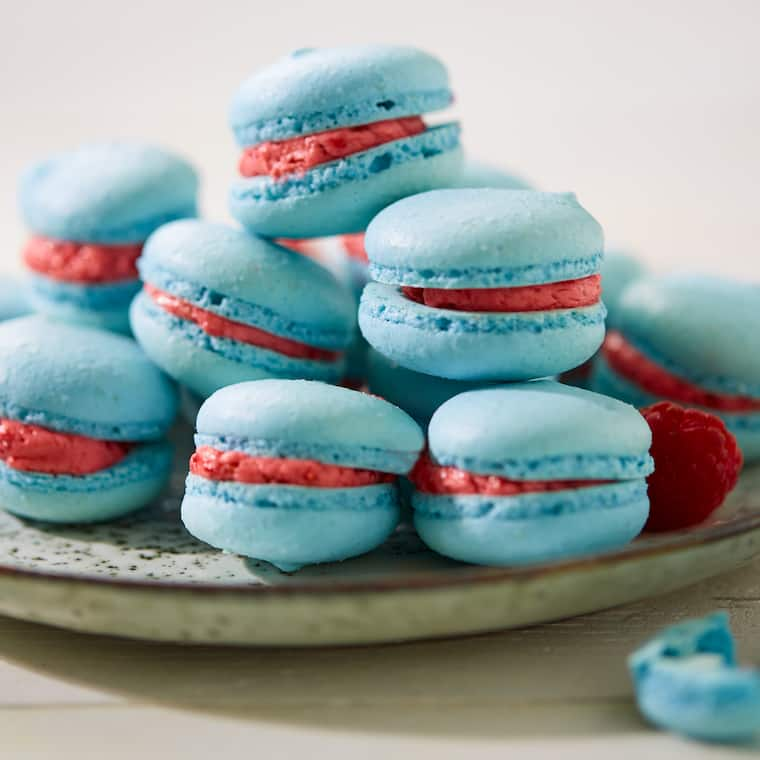 Macarons mit Himbeercreme