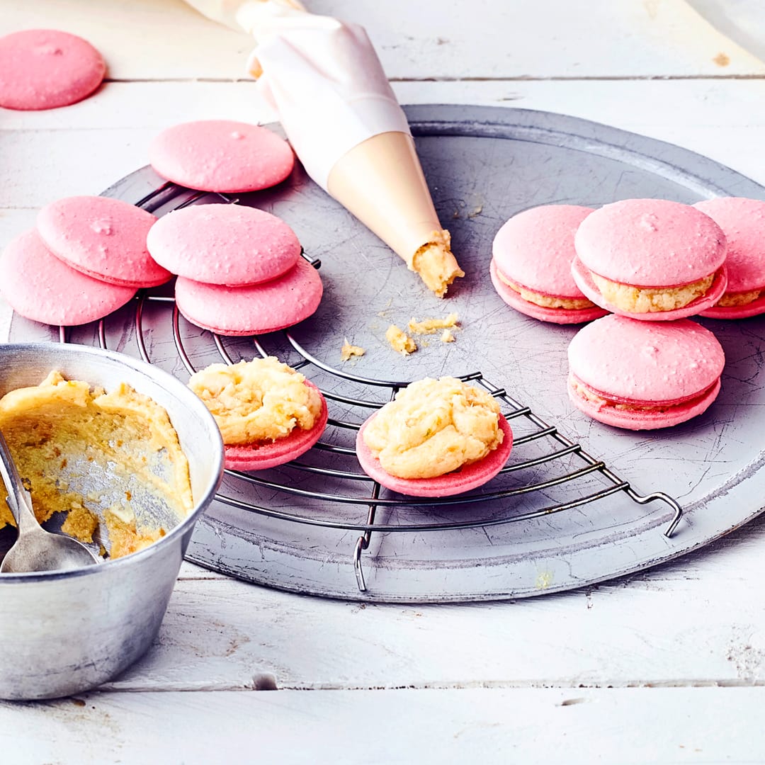 Macarons mit Orangencreme