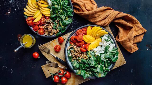 Mango-Feta-Salat