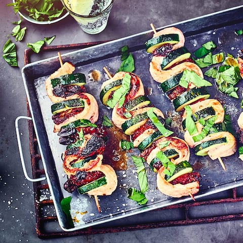 Mediterrane Grillspieße 