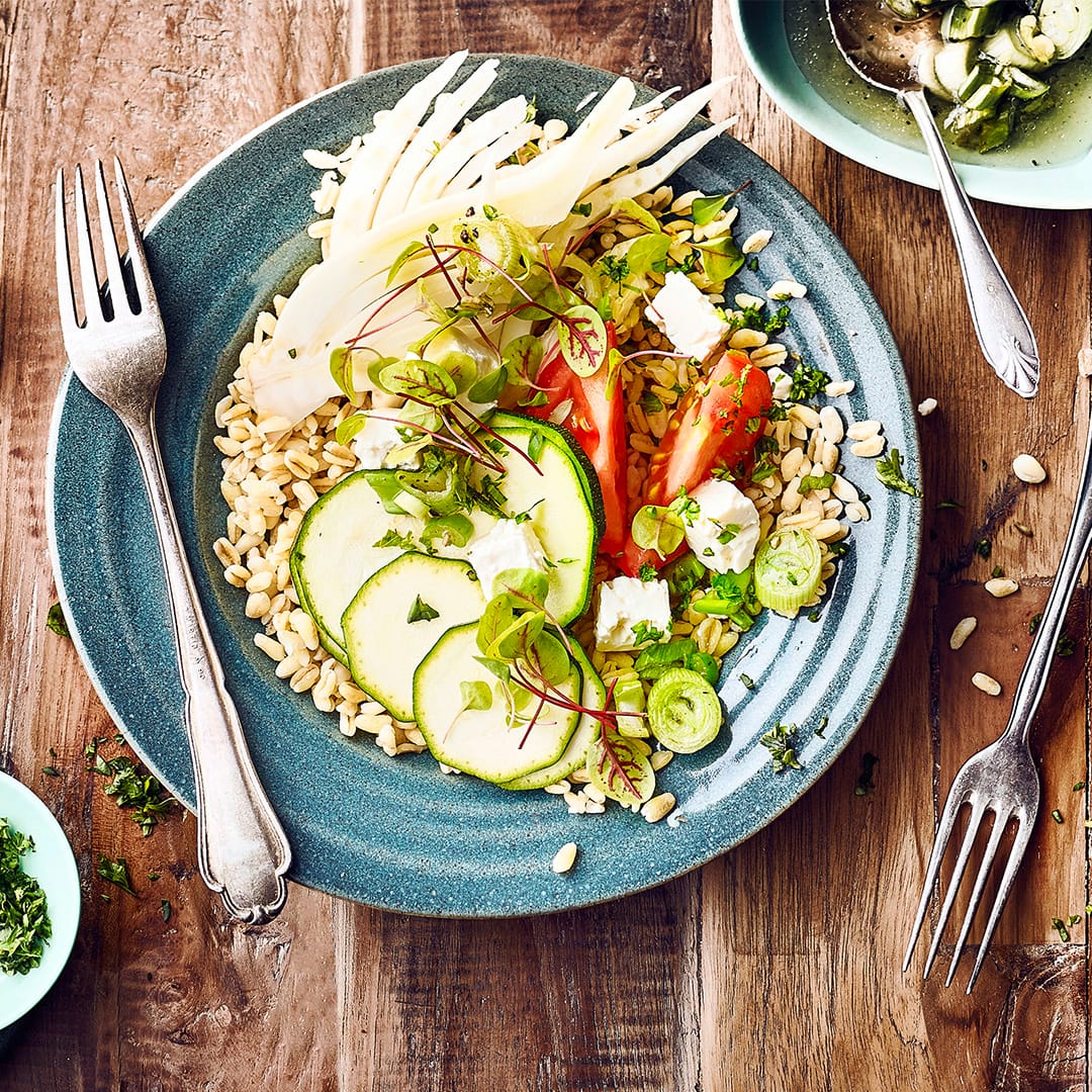 Mediterraner Salat mit Ebly