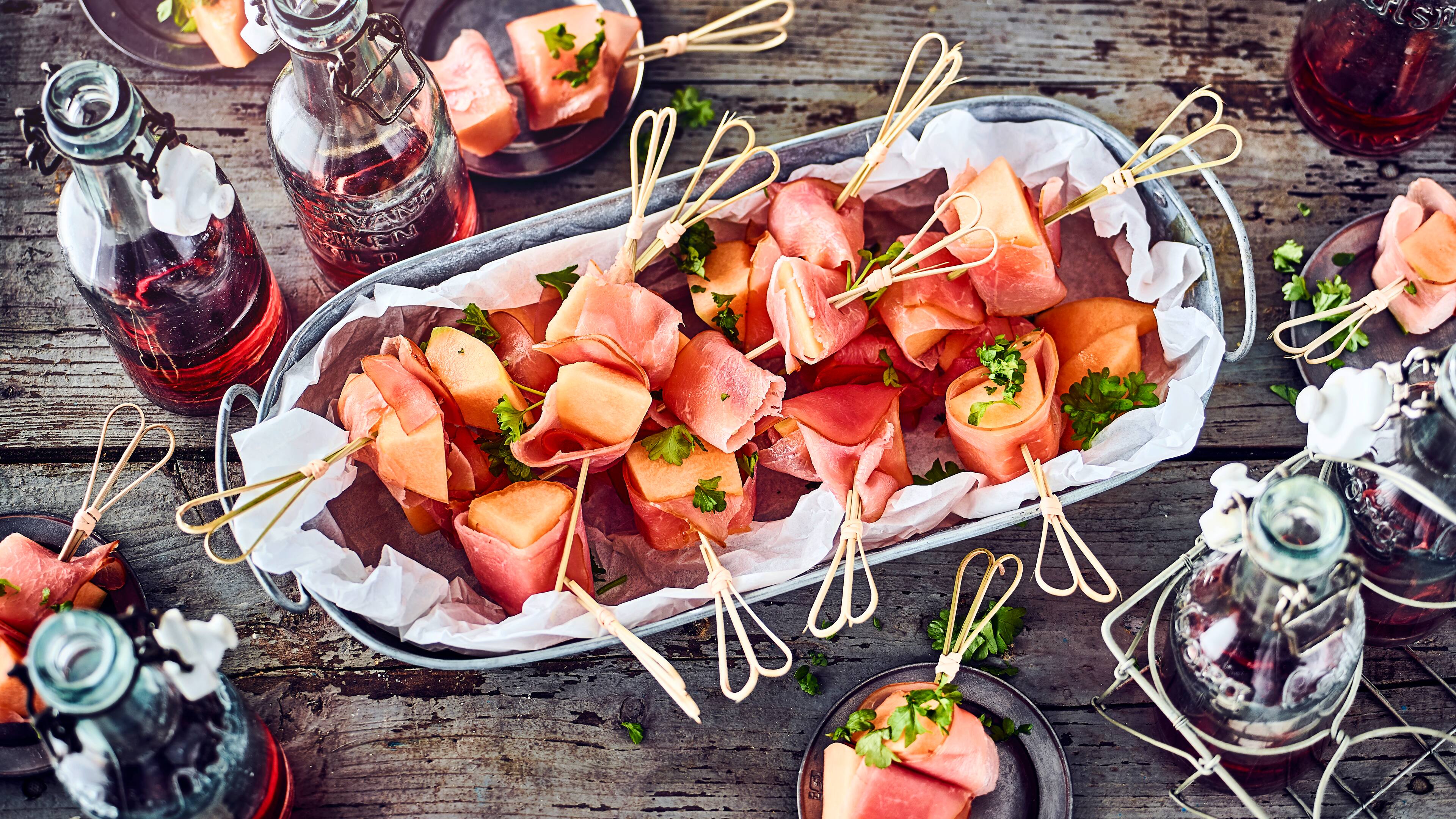 Melonenspieße