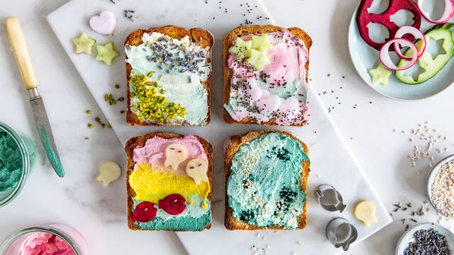 Mermaid Toast