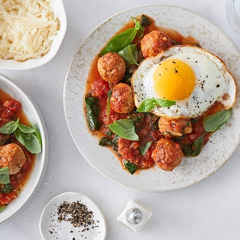 Mettbällchen in Tomatensauce 