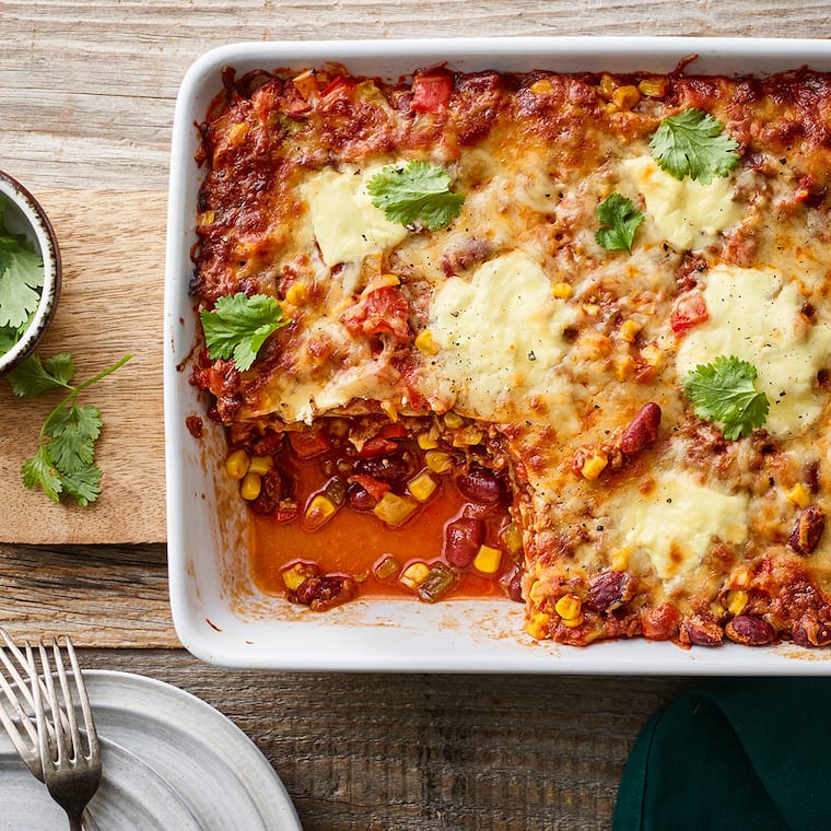 Mexikanische Lasagne