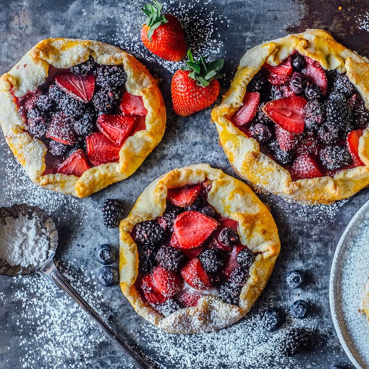 Mini Beeren Galettes