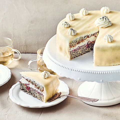 Mohn-Marzipan Torte