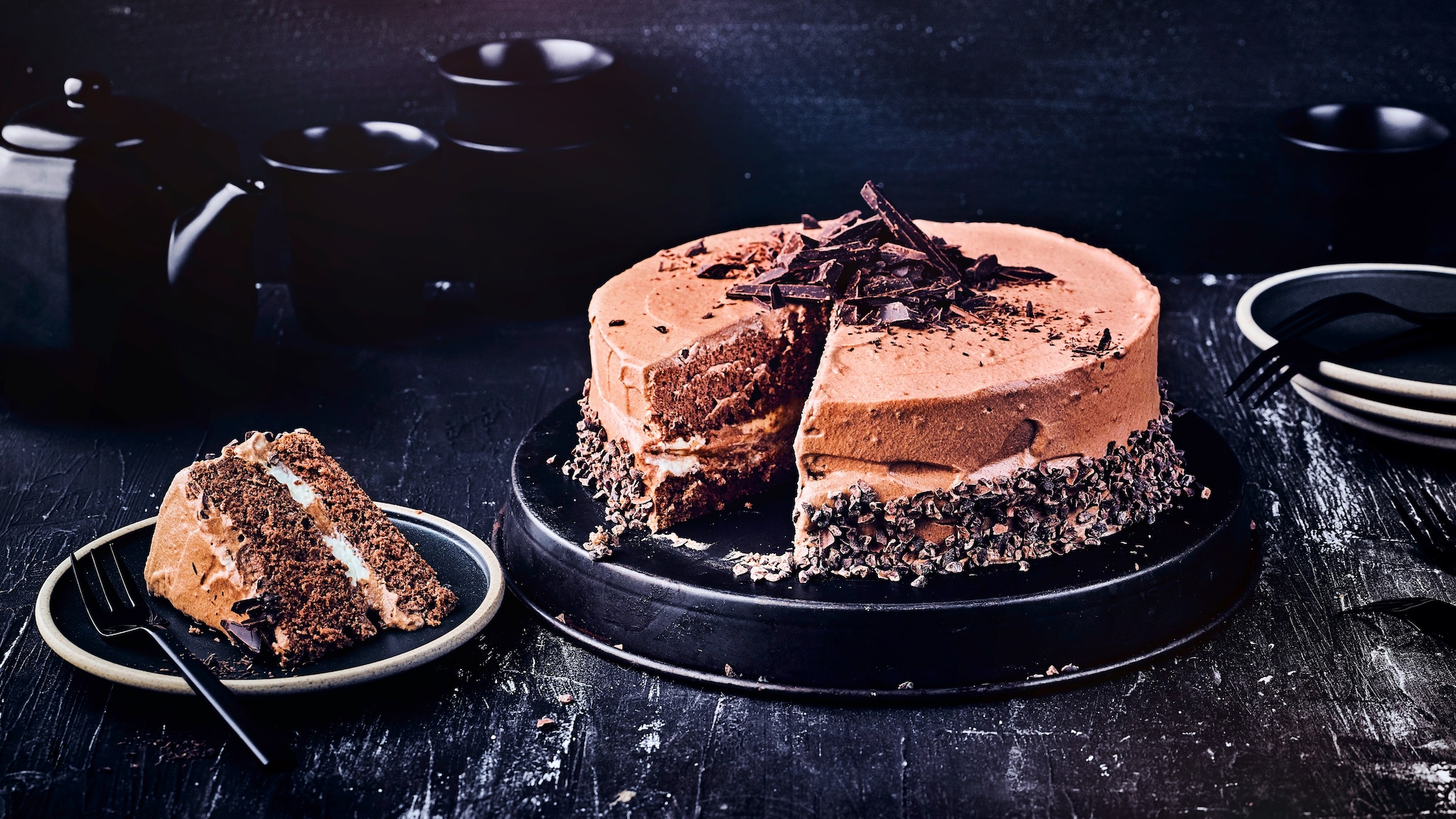 Mousse au Chocolait-Torte