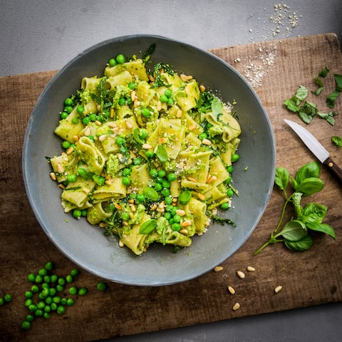 Veganer Nudelsalat
