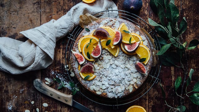 Orangen-Mandel-Kuchen