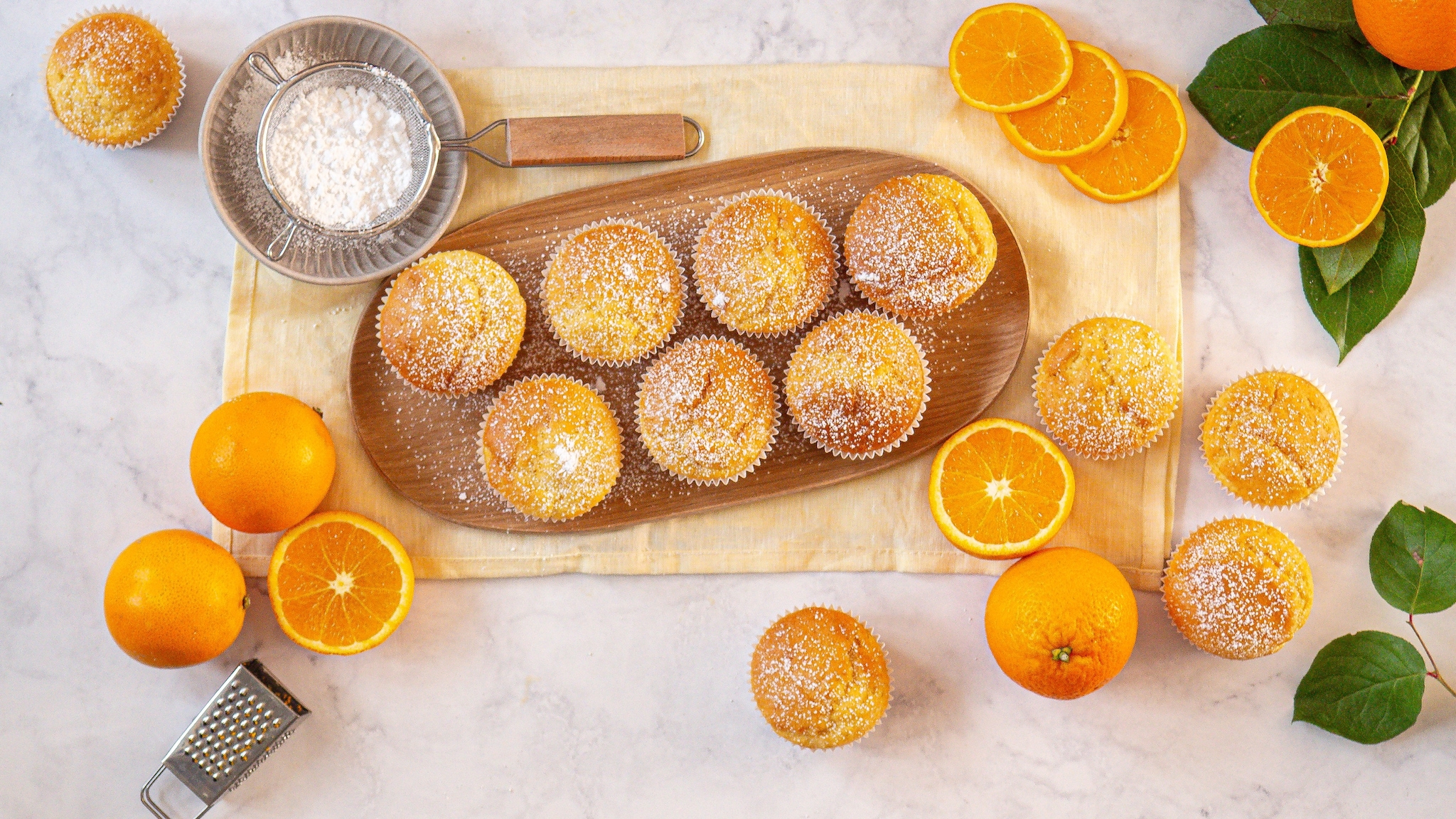 Orangen-Muffins