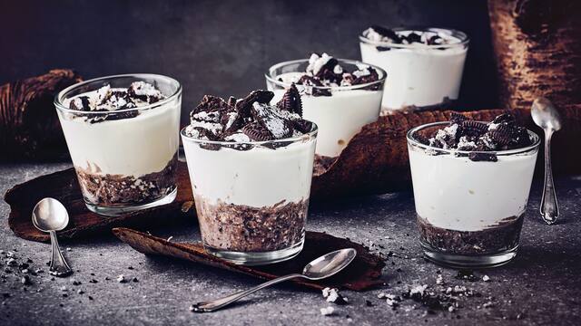 Oreo-Mousse mit Mascarpone