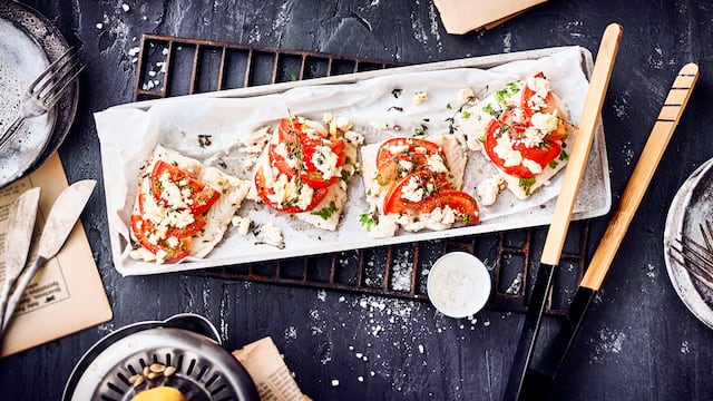 Pangasiusfilet mit Feta