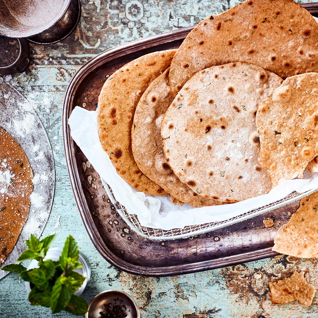 Dünnes Fladenbrot Aus Indien Und Pakistan Indisches Fladenbrot Chapati - Rezept | EDEKA