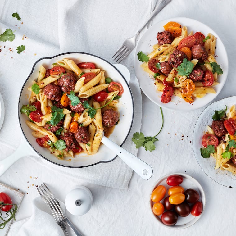 Penne mit Merguez