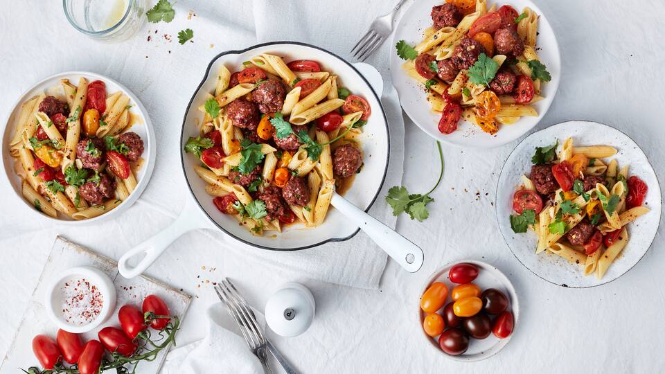 Penne mit Merguez