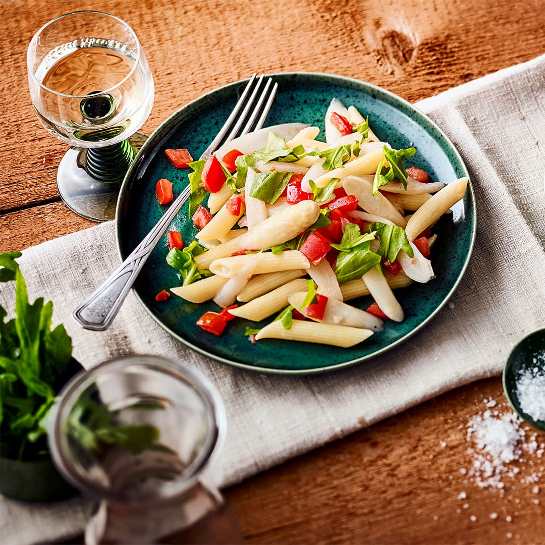 Penne mit Spargel