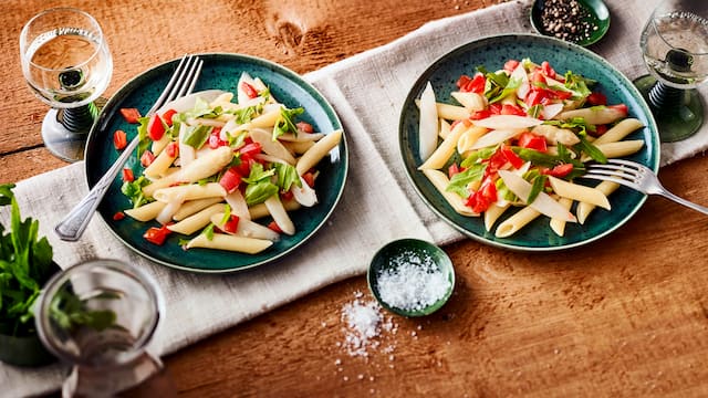 Penne mit Spargel