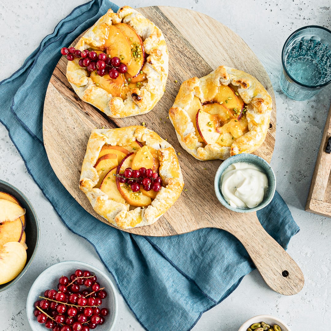 Pfirsich Tarte vom Grill