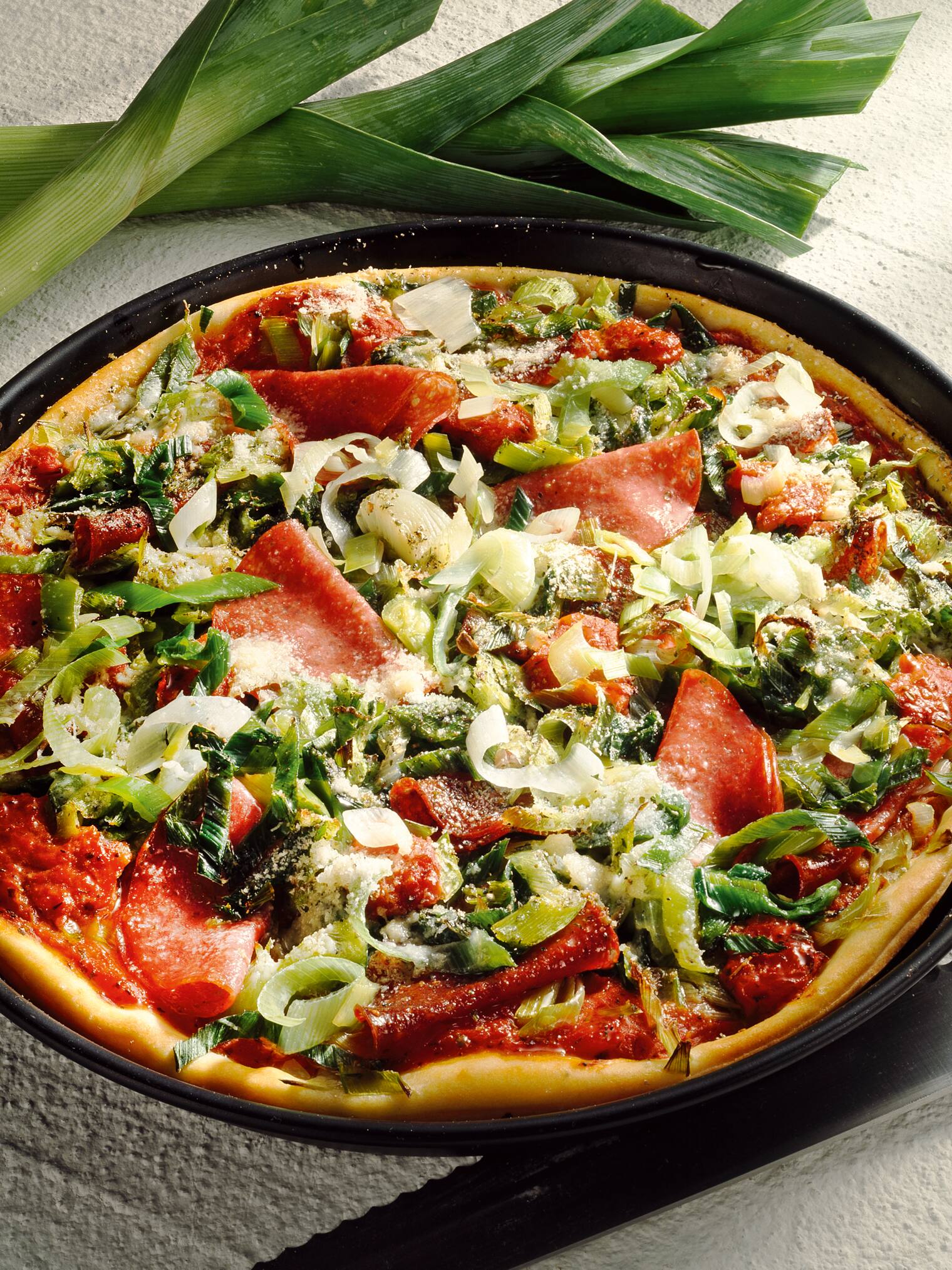 Pizza mit Lauch - Rezept | EDEKA