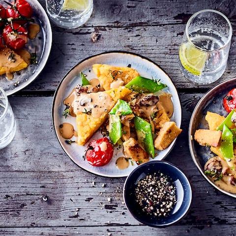 Polentaschnitten vegan