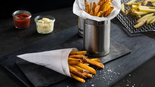 Selbstgemachte Pommes Frites