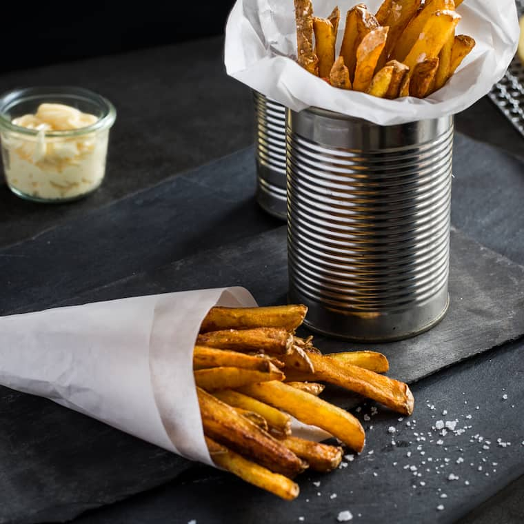 Selbstgemachte Pommes Frites