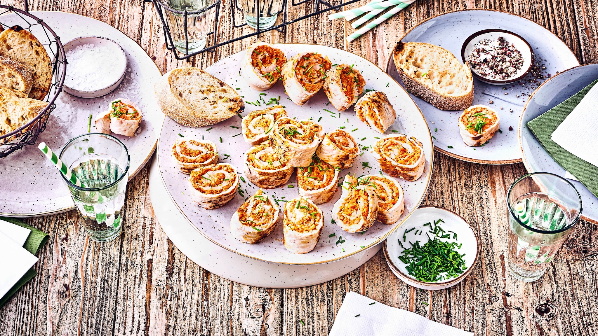 Putenschnitzelrouladen