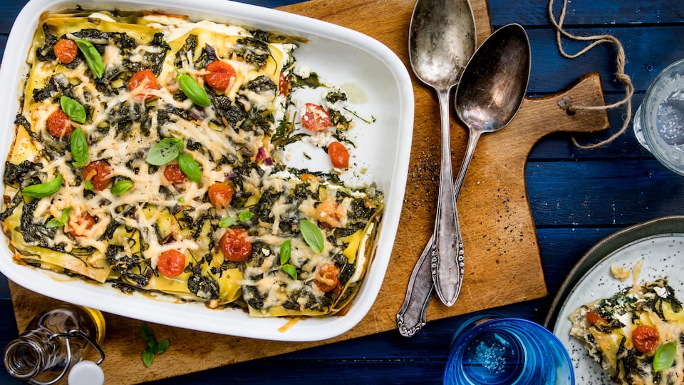 Spinat-Ricotta-Lasagne - Rezept | EDEKA