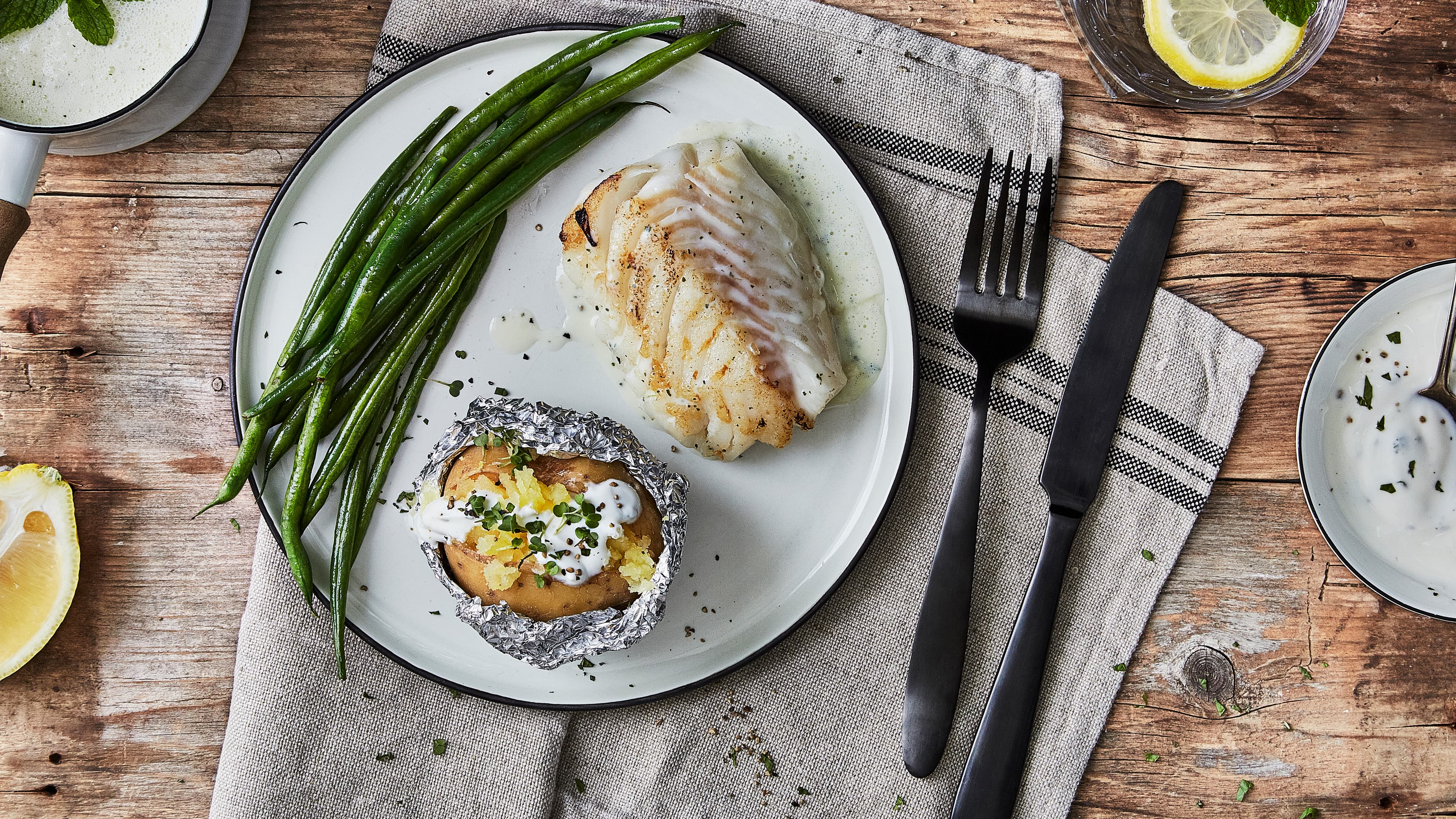 Fischfilet mit Minz-Sauce - Rezept | EDEKA