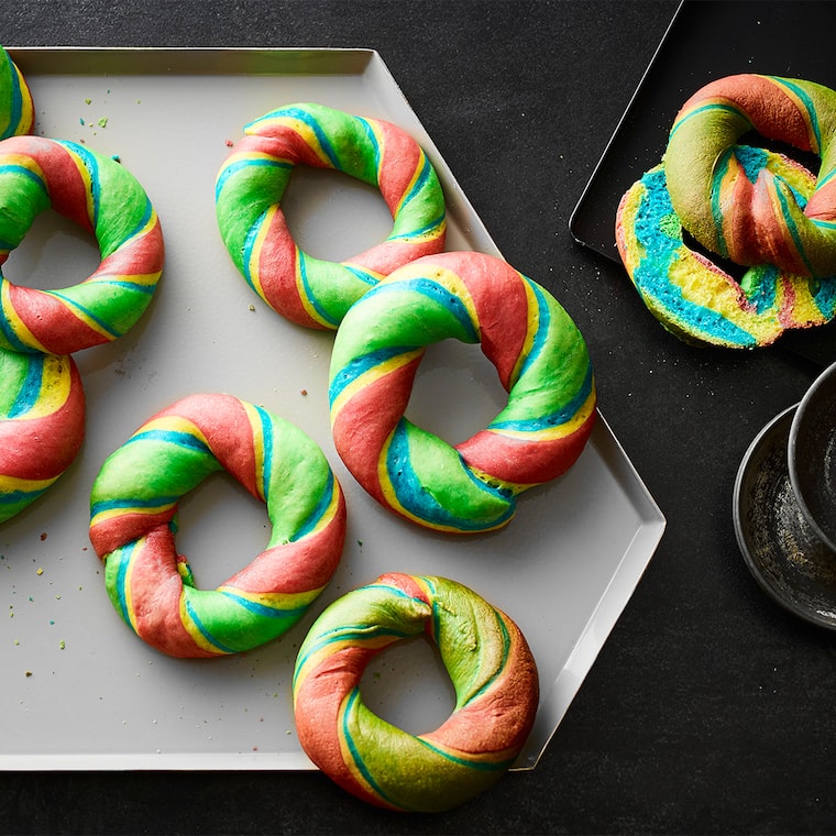 Rainbow Bagel