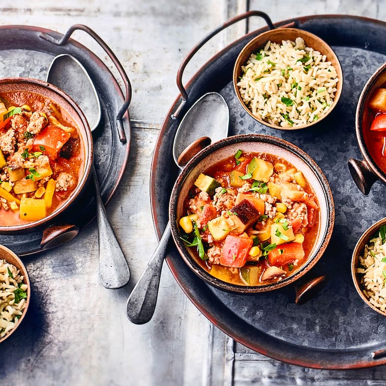 Ratatouille mit Hackfleisch