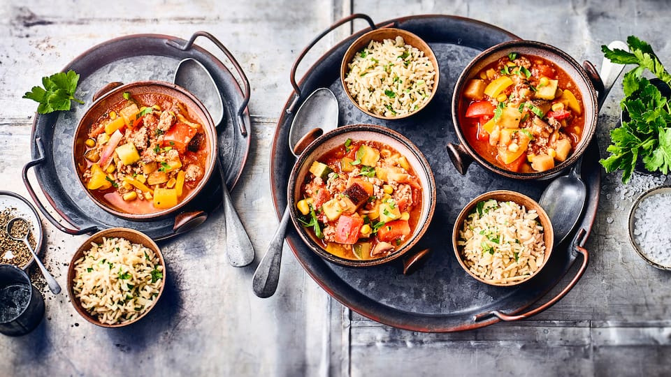 Ratatouille mit Hackfleisch