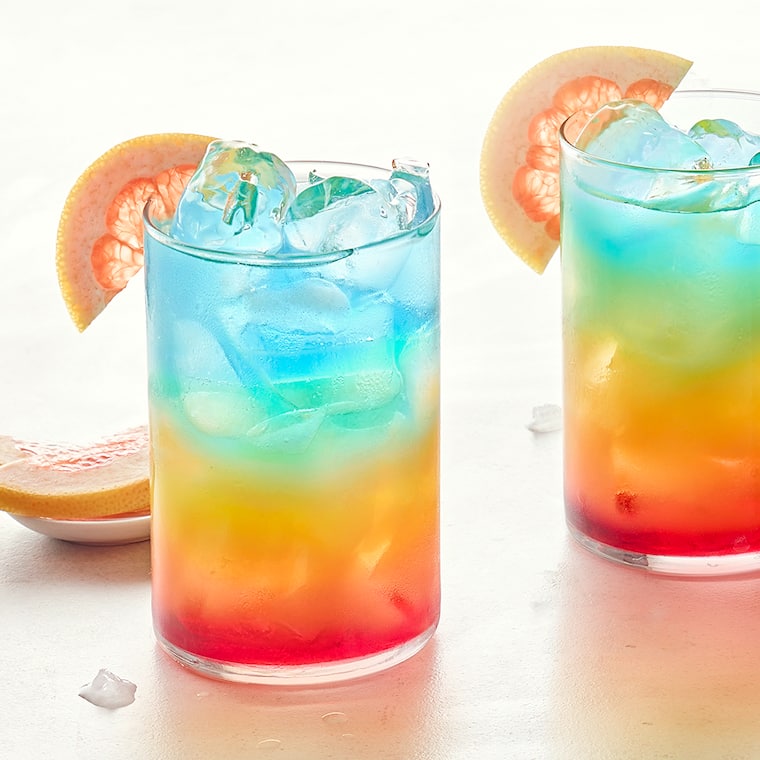 Regenbogen-Cocktail