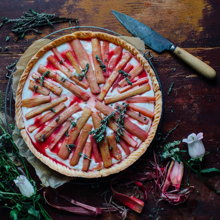 Rhabarber-Joghurt-Tarte