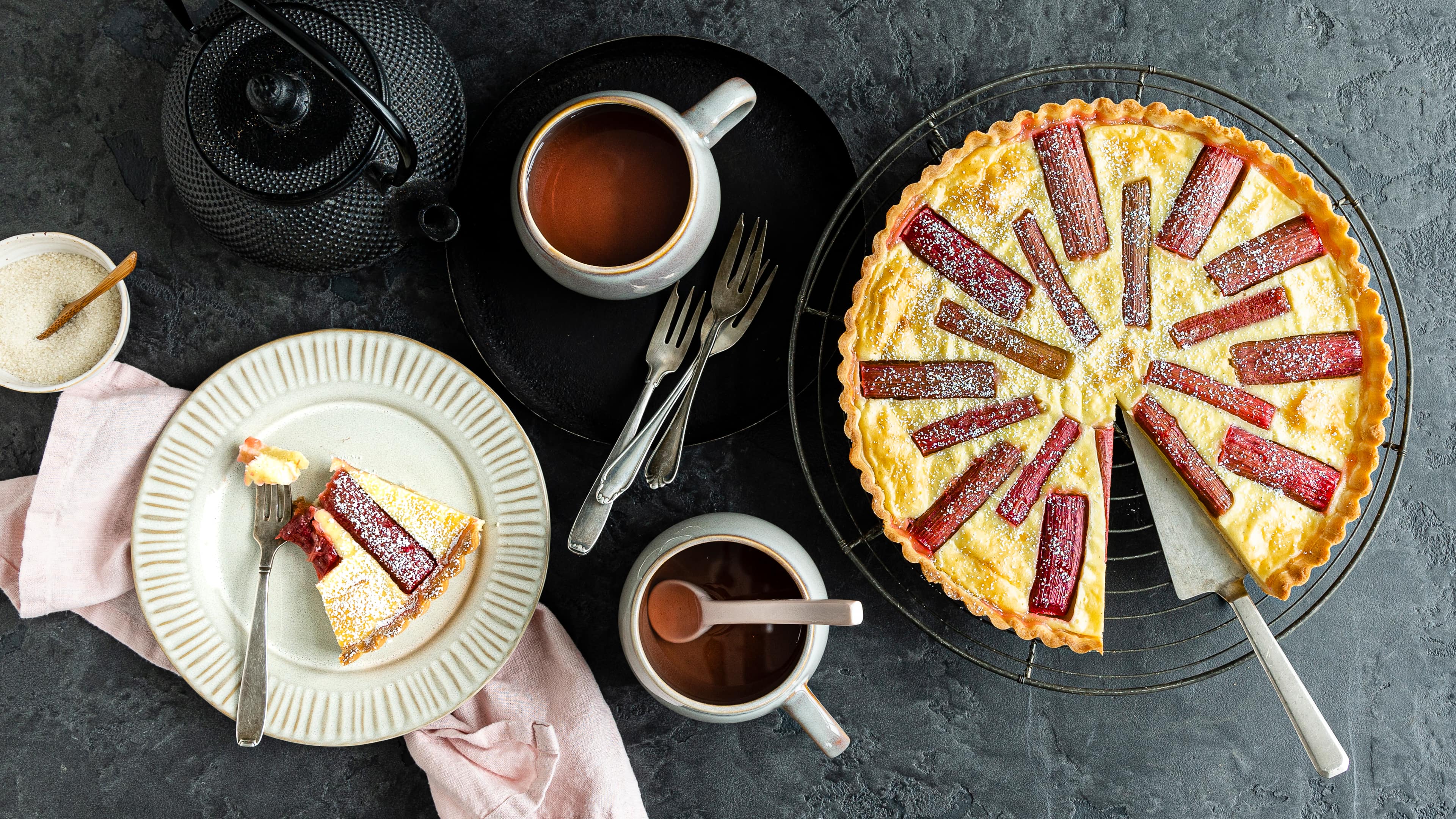 Rhabarber-Tarte - Rezept | EDEKA