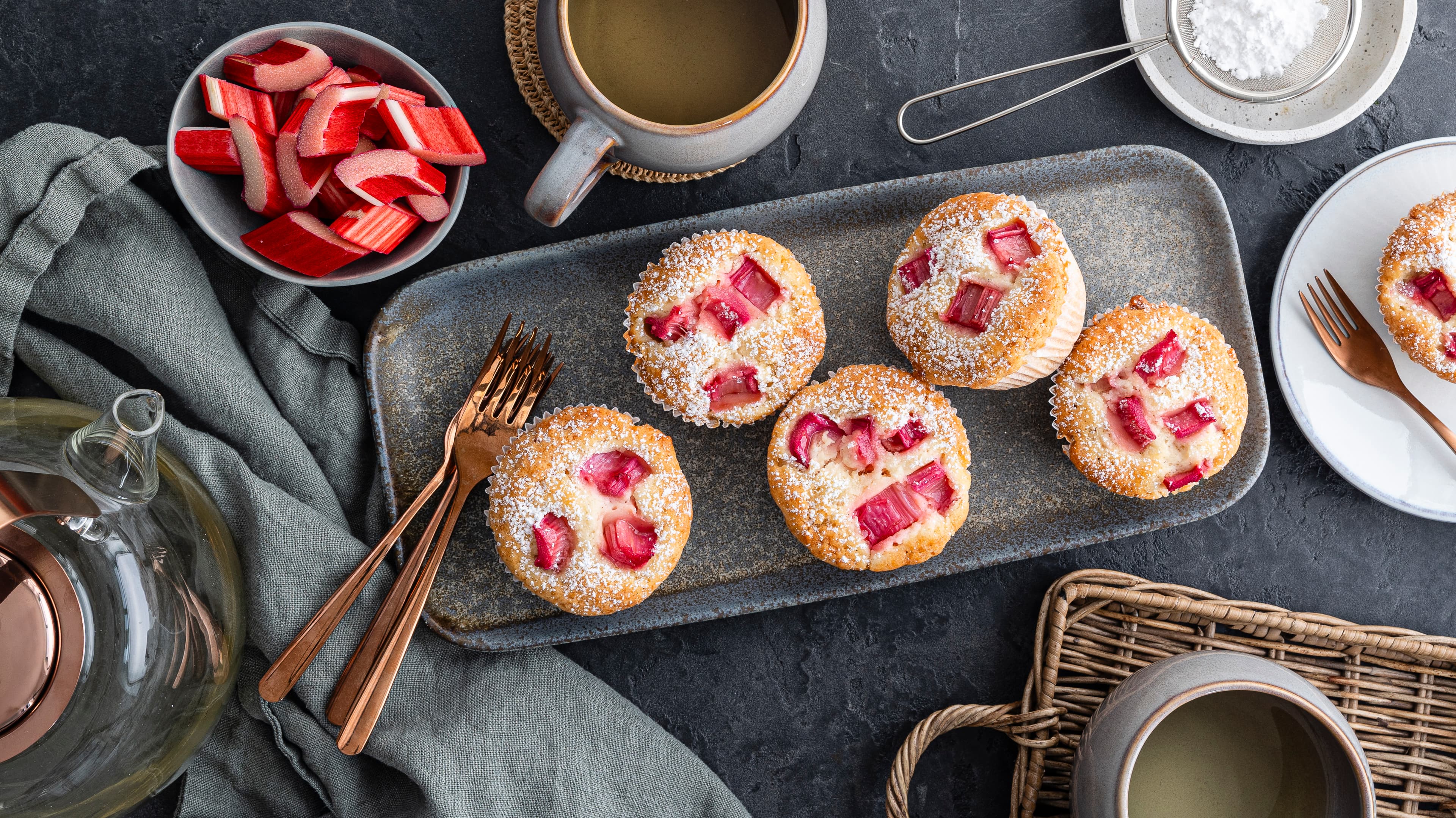  Rhabarbermuffins