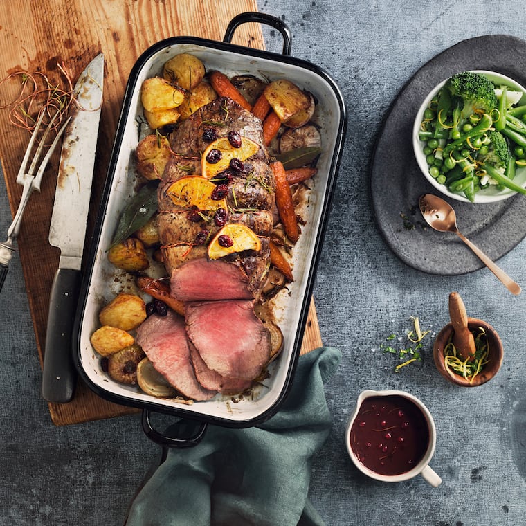 Rinderbraten mit Cranberries