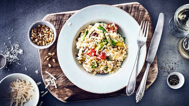 Risotto mit frischem Gemüse 