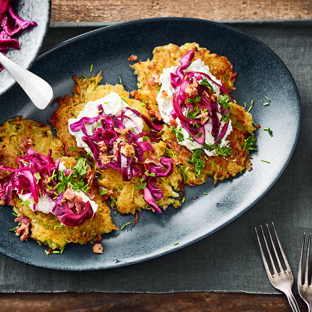 Rösit mit Rotkrautsalat