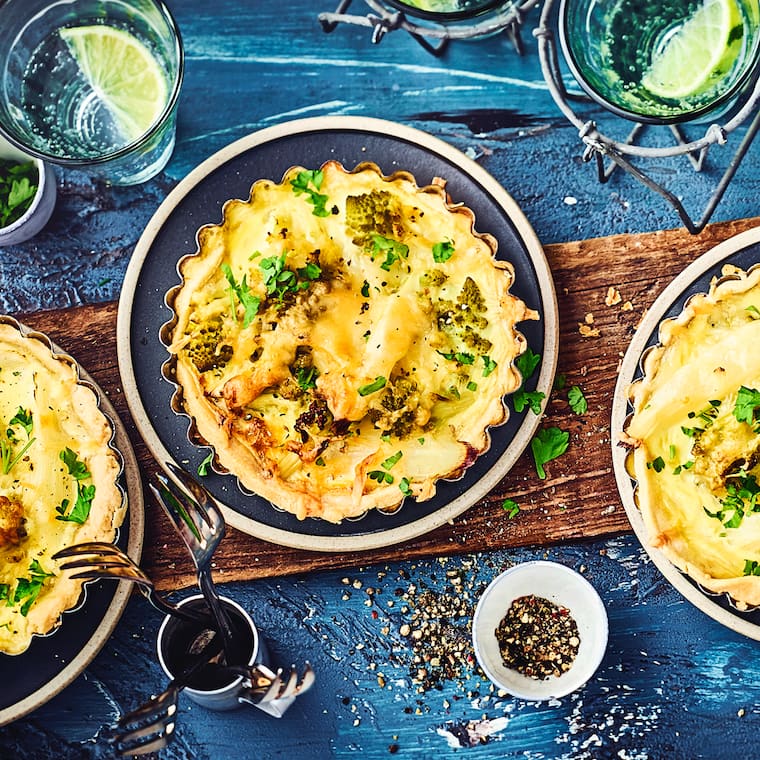 Romanesco Spargel Tartes