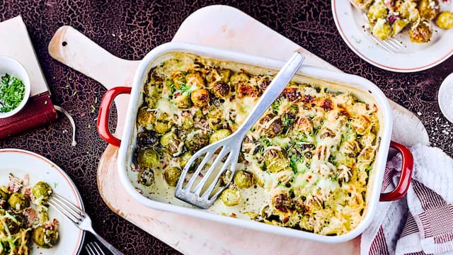 Rosenkohl-Gratin