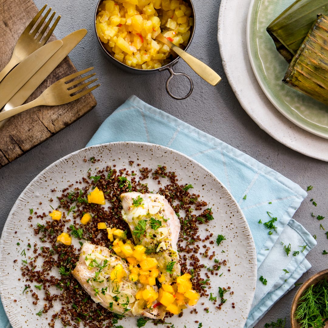 Rotbarbe mit Ananas-Salsa - Rezept | EDEKA